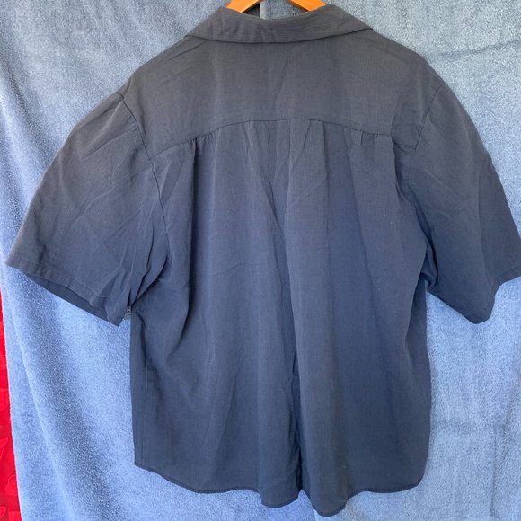 Ladies Navy Blue Blouse Plus size - Picture 4 of 4